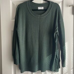 Hunter green tunic sweater. Old Navy, size Large